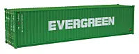 WALTHERS HO 40' Hi Cube Corrugated Side Container - Assembled -- Evergreen