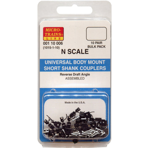 N BODY MOUNT COUPLERS SHORT