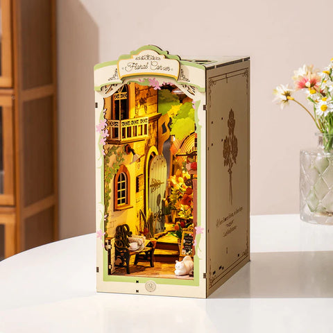 ROBOTIME  Floral Corner Book Nook - Stories in Books