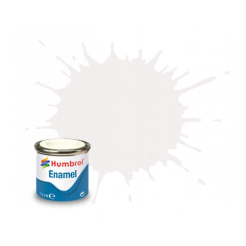 HUMBROL 14ml. Enamel Gloss White