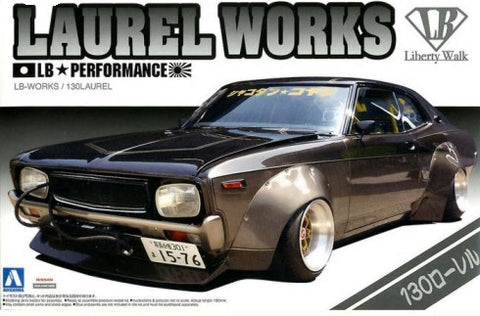 AOSHIMA 1/24 LB Works: Nissan 130 Laurel 2-Door Car