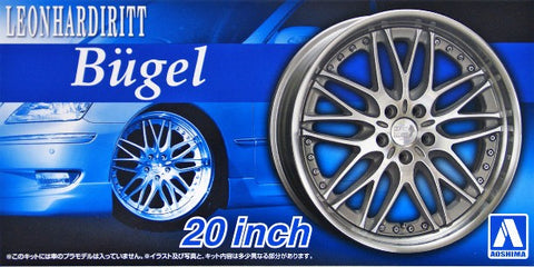 AOSHIMA  1/24 Leonhardiritt Bugel 20" Tire & Wheel Set (4)