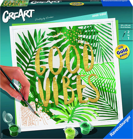 CREART Good Vibes  Paint by Numbers Kit