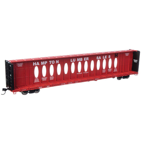 HO 72' CENTERBEAM FLATCAR CRLE #2562