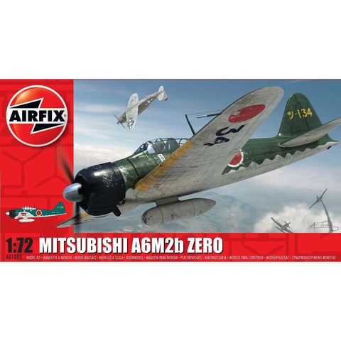 AIRFIX 1/72 Mitsubishi A6M2b Zero Aircraft