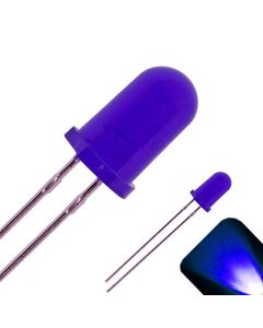 MODELEC 5mm Blue Led, Diffused Body