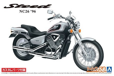 AOSHIMA 1/12 1996 Honda Speed NC26 VSE Motorcycle w/Custom Parts