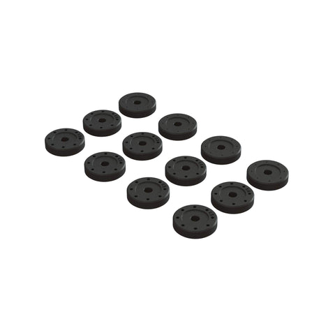 ARRMA SHOCK PISTON SET (8x1.4mm HOLE, 8x1.5mm HOLE, BLANK - 4pcs EACH)