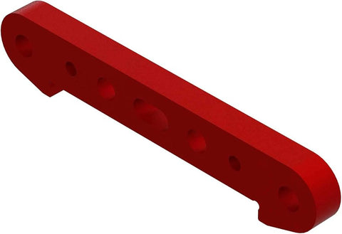 ARRMA ALUMINUM REAR SUSPENSION MOUNT (RED)