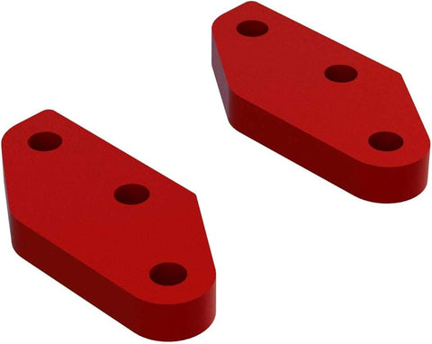 ARRMA ALUMINUM STEERING PLATE A (Red) (2pcs)