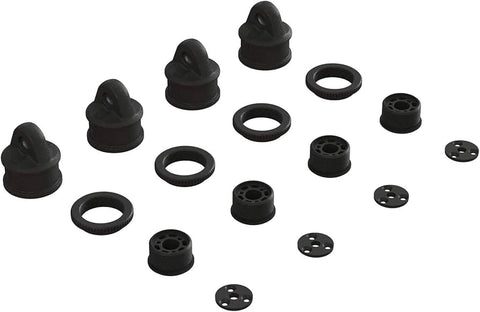 ARRMA SHOCK CAP, COLLAR & CARTRIDGE SET