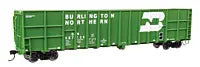 WALTHERS HO 61' Wood Chip Gondola - Ready To Run -- Burlington Northern #587136