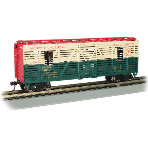 HO ANIMATED STOCK CAR NORTH POLE