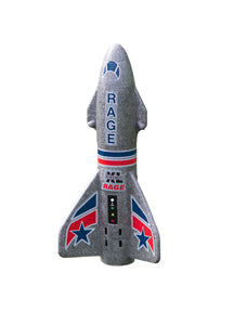 RAGE 	Spinner Missile XL Electric Free-Flight Rocket with Parachute and LEDs