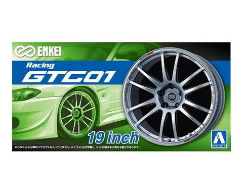AOSHIMA 1/24 Enkei GTC01 19" Tire & Wheel Set (4)
