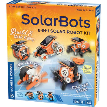THAMES&KOSMOS SolarBots Robots 8-in-1 Model STEM Experiment Kit