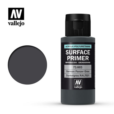 VALLEJO 60ml Bottle German Panzer Grey RAL 7021 Surface Primer