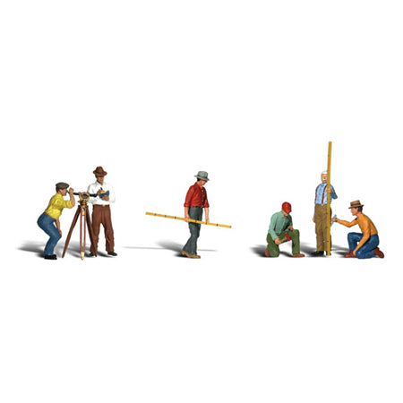 WOODLAND SCENICS N Figures: Surveyors