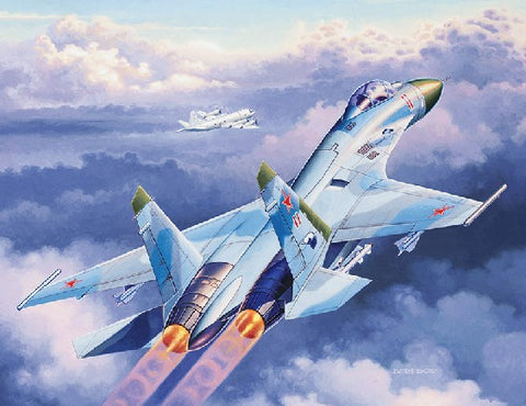 REVELL 1/144 Su27 Flanker Combat Jet Fighter