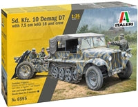 ITALERI  1:35 Sd.Kfz. 10 Demag with Le. IG18 and Crew