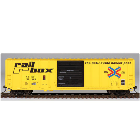 HO 50' EXTERIOR POST BOXCAR RAILBOX