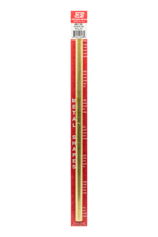 K&S 15/32"x12" Round Brass Tube .014 Wall (1)