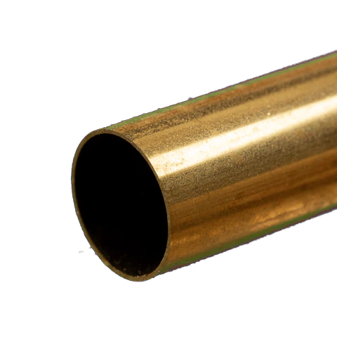K&S  19/16" x 12" Round Brass Tube .014 Wall (1)