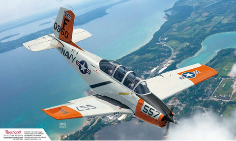 ACADEMY 1/48 T34B Mentor VT5 Training Air Wing USN Aircraft