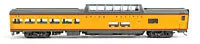 WALTHERS HO 85' ACF Observation Dome Lounge - Ready to Run - Standard -- Union Pacific(R) (Armour Yellow, gray, Challenger Tail Sign)