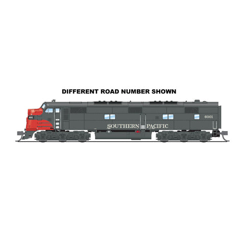 BROADWAY LIMITED N  EMD E7A - Sound & DCC - Paragon4(TM) -- Southern Pacific #6002 (gray, red)