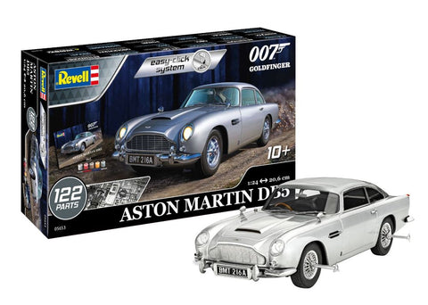 REVELL 1/24 James Bond Aston Martin DB5 Car from Goldfinder Movie w/paint (Snap)