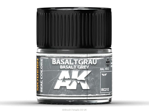 Real Colors: Basalt Grey RAL7012 Acrylic Lacquer Paint 10ml Bottle