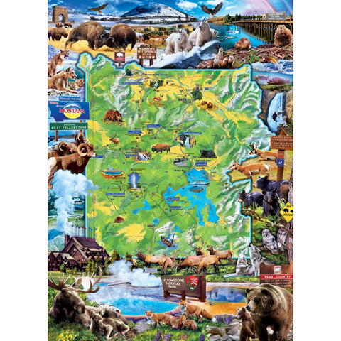 MASTER PIECES 1000-PIECE PUZZLE Yellowstone