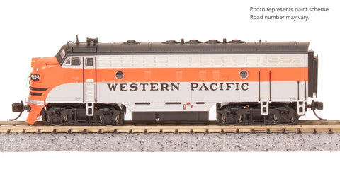 BROADWAY LIMITED N EMD F7 AB, WP 913-A/914-C, Freight Scheme, A-unit Paragon4 Sound/DC/DCC, Unpowered B