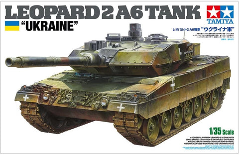 TAMIYA 1/35 Leopard 2 A6 Ukraine Tank (Ltd Edition)