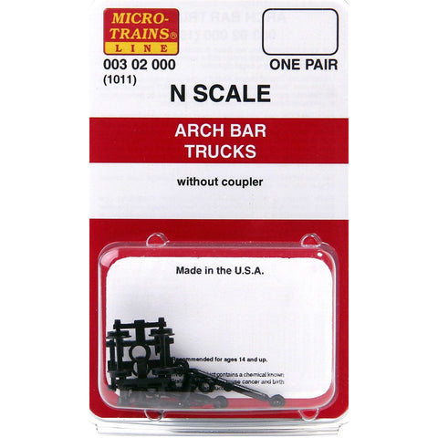 N ARCHBAR TRUCKS W/O COUPLERS