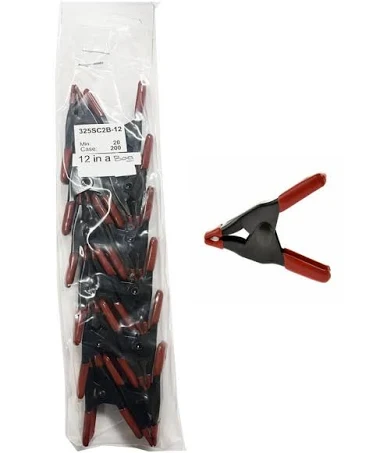 SE 12PC Set -2" Metal Clamps