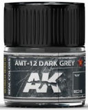 Real Colors: AMT12 Dark Grey Acrylic Lacquer Paint 10ml Bottle
