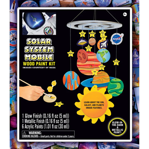 MASTER PIECE NASA - Solar System Mobile Wood Paint Kit