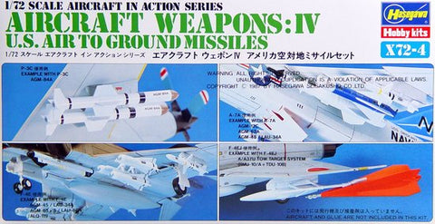 HASEGAWA 1/72 Weapons IV - US Air to Ground Missiles