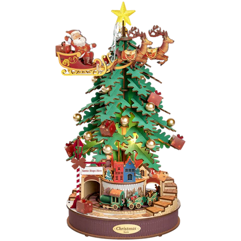 ROLIFE DIY Music Box; Christmas Melody Tree