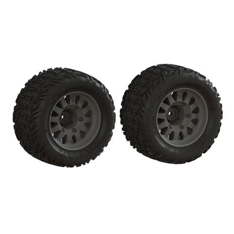 ARRMA DBoots 'Katar' Tire Set Glued (1 Pair)