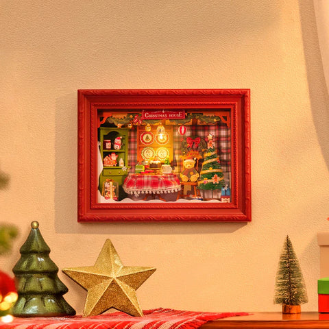 ROBOTIME Christmas Eve Party Story Frame