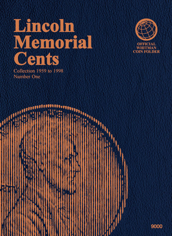 WHITMAN Lincoln Memorial Cents 1959-1998 Coin Folder