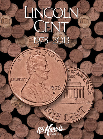 HE HARRIS Lincoln Cent 1975-2013 Coin Folder