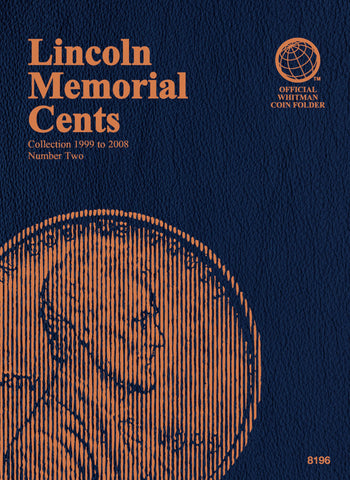 WHITMAN Lincoln Memorial Cents 1999-2008 Coin Folder
