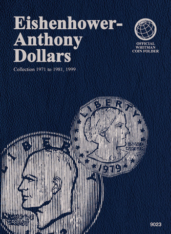 WHITMAN Eisenhower & Anthony Dollars 1971-1981, 1999 Coin Folder