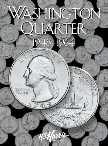 HE HARRIS Washington Quarter 1948-1964 Coin Folder