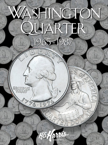 HE HARRIS Washington Quarter 1965-1987 Coin Folder