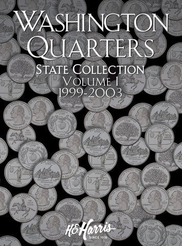 HE HARRIS Vol.1, 1999 thru 2003 Washington State Quarters Coin Folder